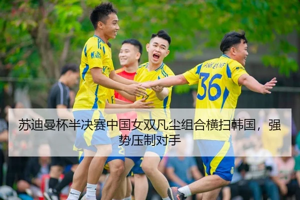 苏迪曼杯半决赛中国女双凡尘组合横扫韩国，强势压制对手